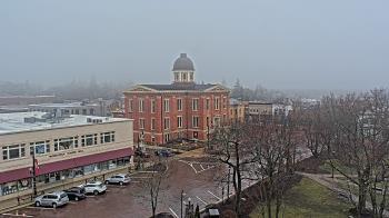 Weather camera view of City of Woodstock.