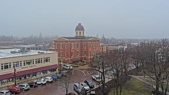Weather camera view of City of Woodstock.