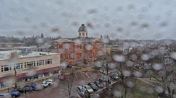 Weather camera view of City of Woodstock.