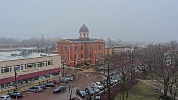 Weather camera view of City of Woodstock.