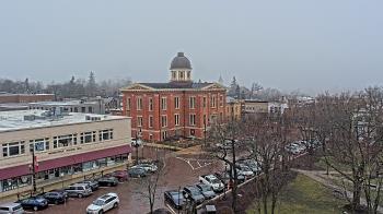 Weather camera view of City of Woodstock.