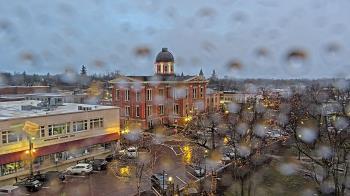 Weather camera view of City of Woodstock.