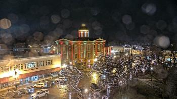 Weather camera view of City of Woodstock.