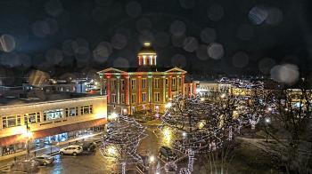 Weather camera view of City of Woodstock.