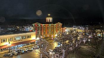 Weather camera view of City of Woodstock.