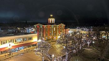 Weather camera view of City of Woodstock.