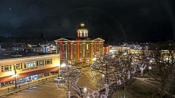 Weather camera view of City of Woodstock.