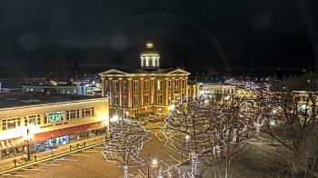 Weather camera view of City of Woodstock.