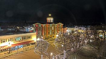 Weather camera view of City of Woodstock.