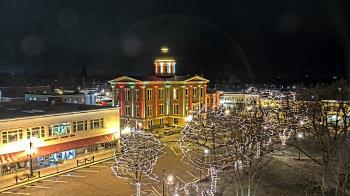 Weather camera view of City of Woodstock.