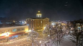 Weather camera view of City of Woodstock.