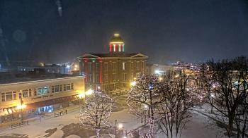 Weather camera view of City of Woodstock.