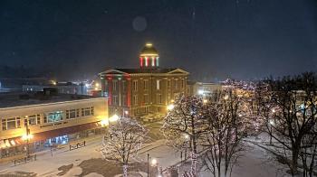 Weather camera view of City of Woodstock.