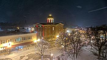 Weather camera view of City of Woodstock.