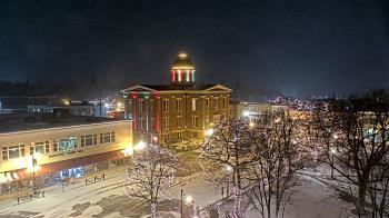 Weather camera view of City of Woodstock.