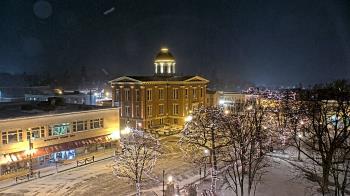 Weather camera view of City of Woodstock.