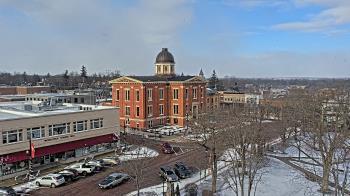 Weather camera view of City of Woodstock.