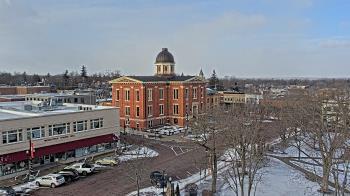 Weather camera view of City of Woodstock.