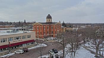 Weather camera view of City of Woodstock.