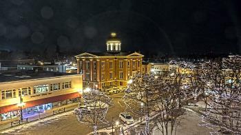 Weather camera view of City of Woodstock.