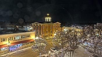 Weather camera view of City of Woodstock.