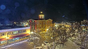 Weather camera view of City of Woodstock.