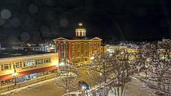 Weather camera view of City of Woodstock.