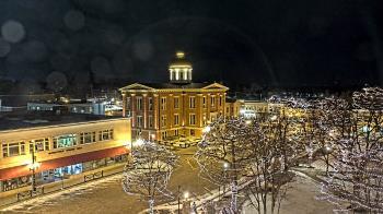 Weather camera view of City of Woodstock.