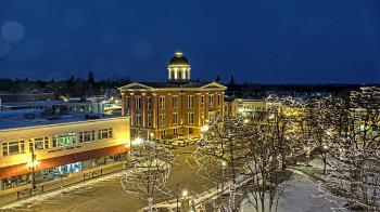 Weather camera view of City of Woodstock.