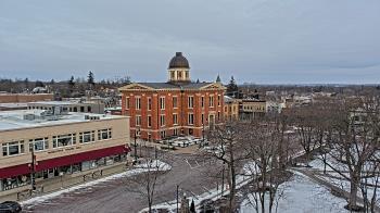 Weather camera view of City of Woodstock.