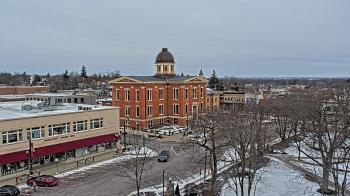 Weather camera view of City of Woodstock.