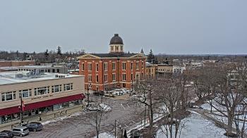 Weather camera view of City of Woodstock.