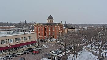 Weather camera view of City of Woodstock.