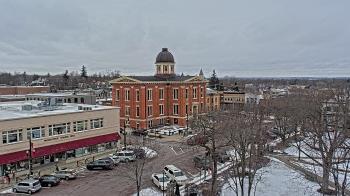 Weather camera view of City of Woodstock.