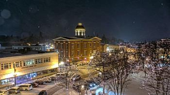 Weather camera view of City of Woodstock.