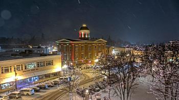 Weather camera view of City of Woodstock.