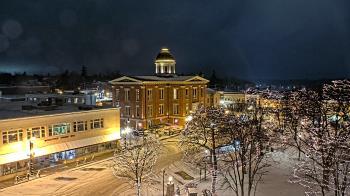 Weather camera view of City of Woodstock.