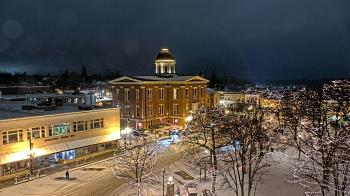 Weather camera view of City of Woodstock.