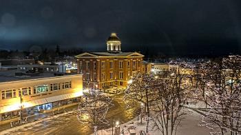 Weather camera view of City of Woodstock.