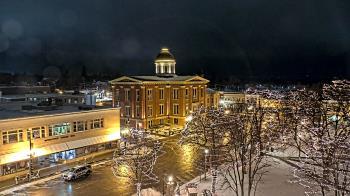 Weather camera view of City of Woodstock.