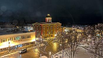 Weather camera view of City of Woodstock.