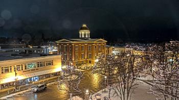Weather camera view of City of Woodstock.