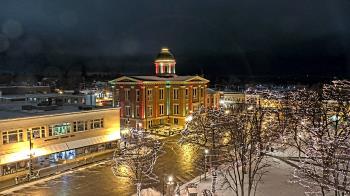 Weather camera view of City of Woodstock.