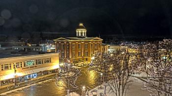 Weather camera view of City of Woodstock.