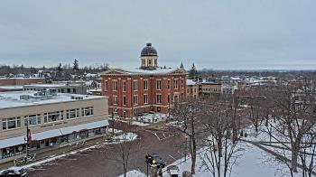 Weather camera view of City of Woodstock.