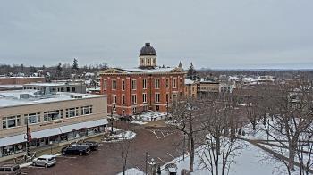 Weather camera view of City of Woodstock.