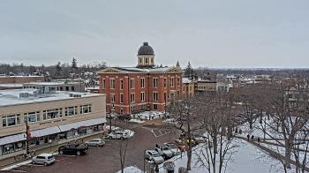Weather camera view of City of Woodstock.