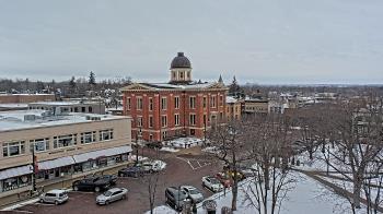 Weather camera view of City of Woodstock.