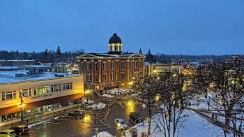 Weather camera view of City of Woodstock.