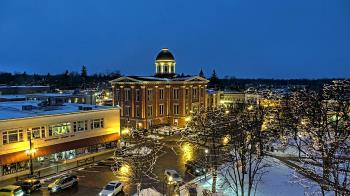 Weather camera view of City of Woodstock.